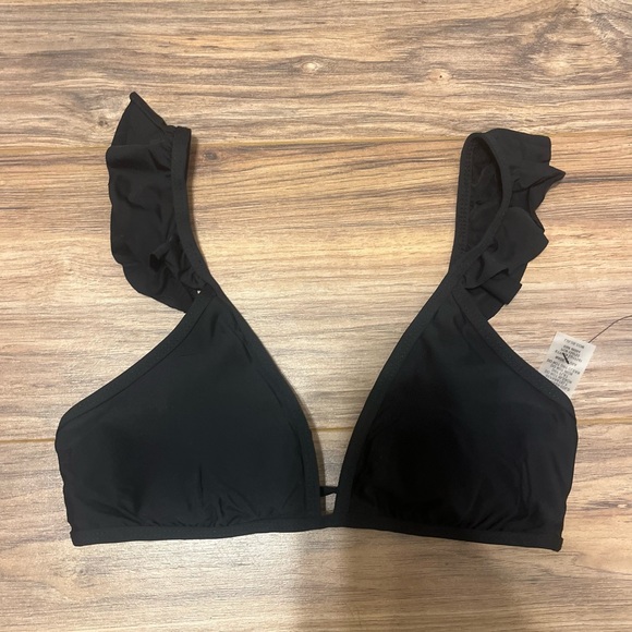 Lulu’s black ruffle bikini top - brand new! - Picture 4 of 8
